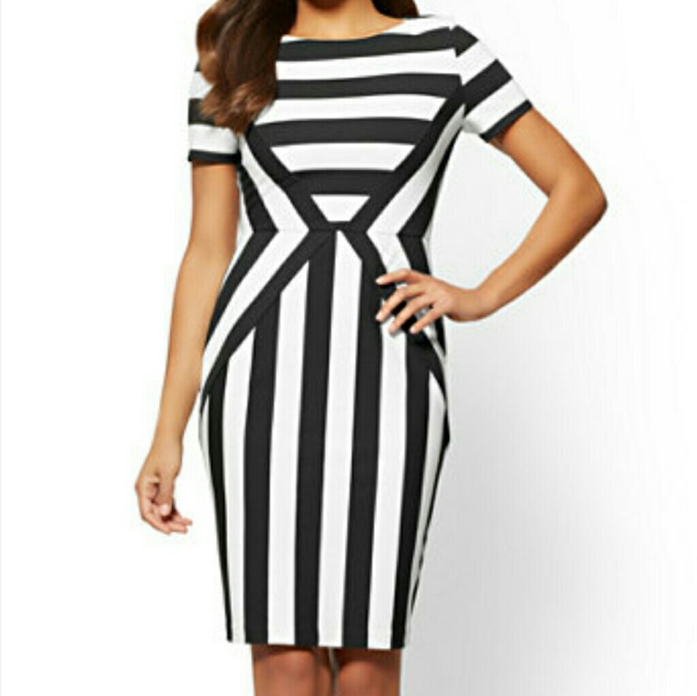 New York & Company Ponte Sheath Dress